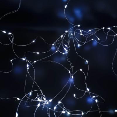 Гирлянда штора, 3,0м/3,0м, 300LED, х.бел. с контроллером, IP65, пульт, USB 5В/1-2А, LDG08