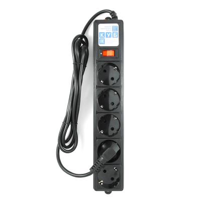 Сетевой фильтр Power Cube, 1.95м, 5 розеток, черный (SPG-B-6-BLACK)***
