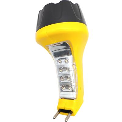 Фонарь ручной Smartbuy 7+8 LED, аккумуляторный, желтый (SBF-88-Y)