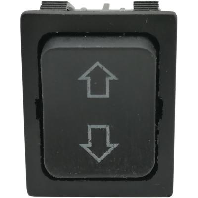 Переключатель клавишный 22*30мм RS-223-4C (ON)-OFF-(ON), черный /108545/
