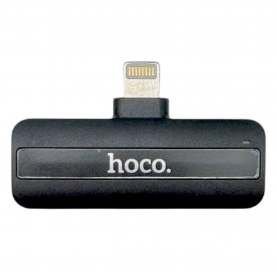 Микрофон беспроводной HOCO L20, Lightning, черный