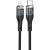 Кабель Type C - Lightning 8pin, 1,2м, HOCO U115 Transparent, 3.0A PD 20W, черный