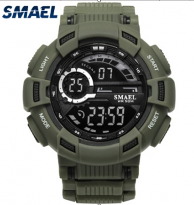 Часы наручные Smael SM1366 армейский зеленый (army-green)