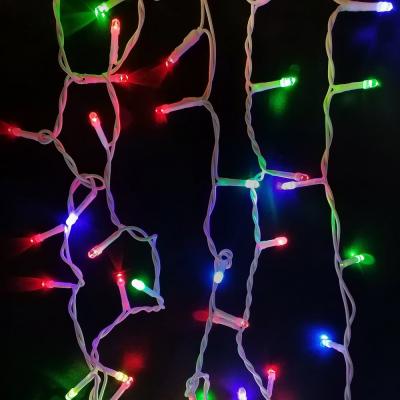 Гирлянда дождь, уличная, 2,0м/2,0м, 400LED, RGB, Б.П., LX-23/LX-43