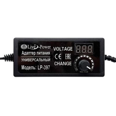 Блок питания универсальный 3-12V, 5А, с вольтметром, LP397
