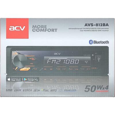 Автомагнитола ACV AVS-812BA USB/SD/FM
