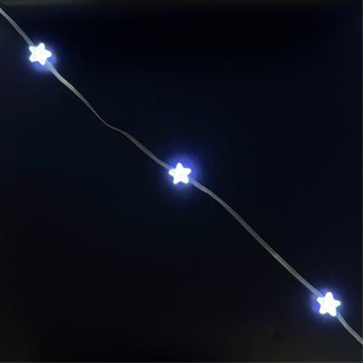 Гирлянда катушка, 25м, 120LED, Звезды бел, П.П. LX-502