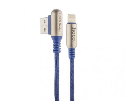 Кабель USB - Lightning 8pin, 1,2м, HOCO U17 Capsule, синий