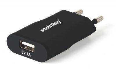 СЗУ SmartBuy SATELLITE, USB, 1А, Soft-touch, серое  (SBP-2500)