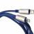 Кабель 2 в 1 USB - Lightning 8pin+micro USB, 1,5м, HOCO U17 Series, синий