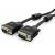 Шнур VGA(M)-VGA(M) 20м Premium Cablexpert CC-PPVGA-20M-B, тройной экран, черный