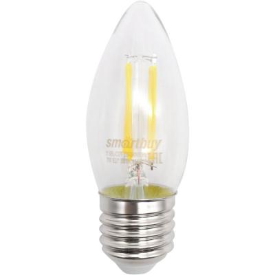 LED лампа FIL C37F/7W/3000/E27, Smartbuy***