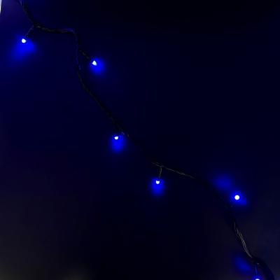 Гирлянда рисинка, 25м, 500LED, син. Ч.П. 
