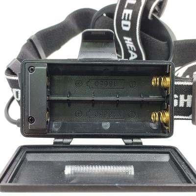 Фонарь налобный Патриот PT-FLG26 (6LED:T6+2*COB, 2*18650, USB) 