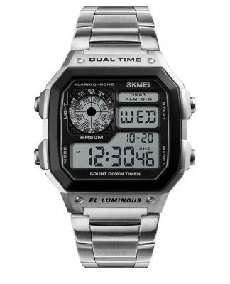 Часы наручные Skmei 1335 серебро (silver) 