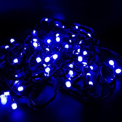 Гирлянда нитевая уличная, 20м, 120LED, 8мм син. Ч.П. LX-274