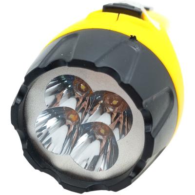 Фонарь ручной Smartbuy 4+6 LED, аккумуляторный, желтый (SBF-87-Y)