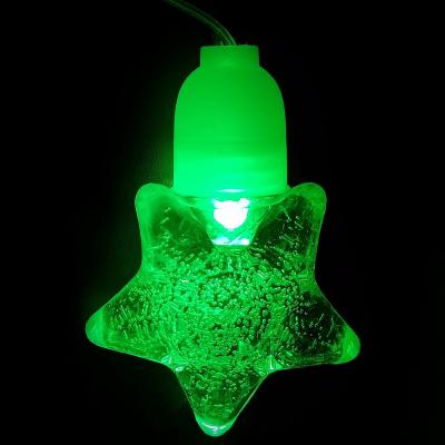 Гирлянда нитевая, 6,0м, Звезды, зел, П.П. 6240-61
