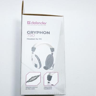 Наушники DEFENDER Gryphon HN-750 компьютерная гарнитура, белый