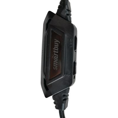 Игровая гарнитура SmartBuy RUSH AMBITION, RGB мет 50мм динам, черн/желт (SBHG-6300)***