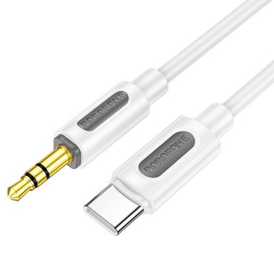 Jack 3,5mm - TYPE-C 1,0м, BOROFONE BL20, белый