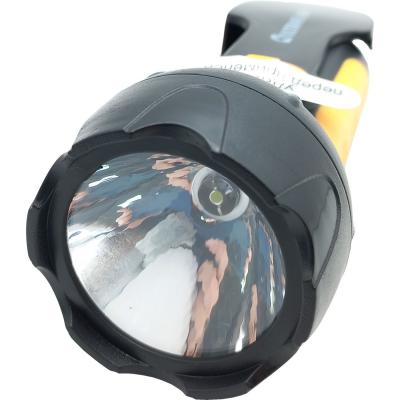 Фонарь ручной Ultraflash "AKKU PROFI" LED3828 (аккум,1LED, 0,5Вт) черн/желт***