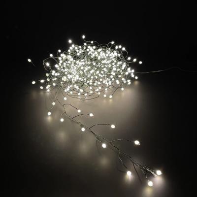 Гирлянда провол. 15м, 600LED, т.бел. капли макро, Luca Snake Light /87433/