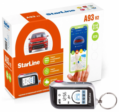 Автосигнализация StarLine A93 V2 2CAN+2LIN ECO***