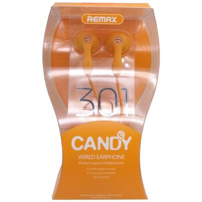 Наушники-гарнитура Remax RM-301 CANDY, оранжевый