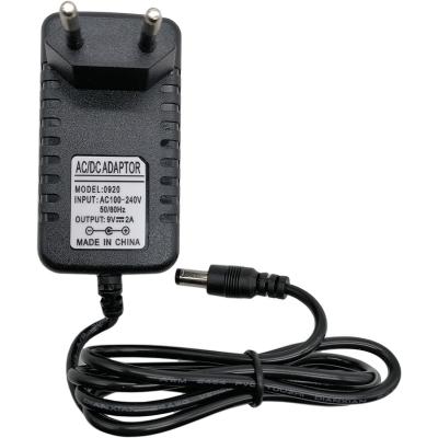 Блок питания импульсный  9,0V,  2.0A,, 2,5х5,5 мм, вилка на блоке**