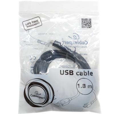 Кабель USB - micro USB, 1,8м, Pro Cablexpert CCP-mUSB2-AMBM-6, экран
