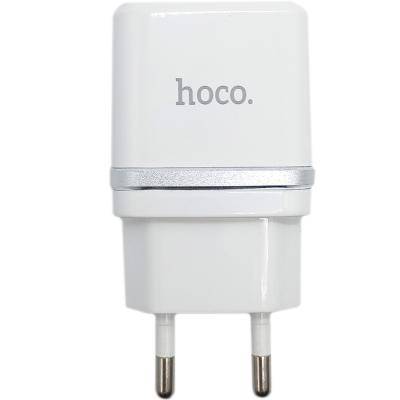 СЗУ HOCO C11i  1A + кабель Lightning 8-pin, белый***