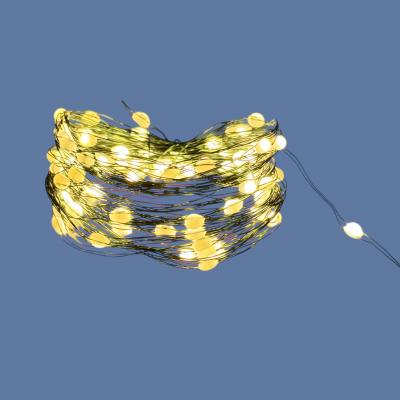 Гирлянда провол. 10м, 100LED РОСА т.бел LX-607