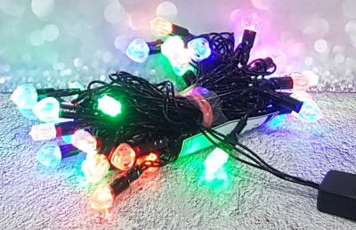 Гирлянда нитевая, 4м, 40LED, RGB, СЕРДЕЧКИ, Ч.П. LX-3-32