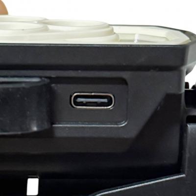 Фонарь налобный MH-220, 4*XPG LED+2*COB, встр. акб, Type-C