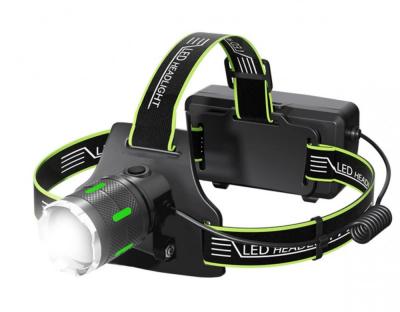 Фонарь налобный NICEDEVICE ND-4048, ZOOM, 2*18650