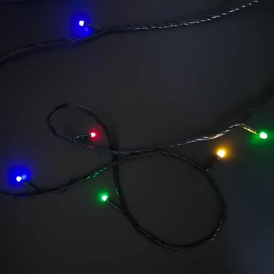 Гирлянда катушка, 50м, 240LED, 8mm, граненый, RGB, LX-85