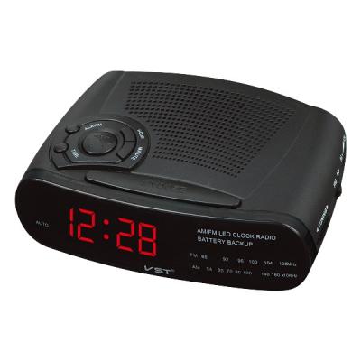Часы VST906-1 крас. цифры, 220в + радио