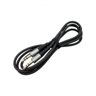 Jack 3,5mm - Jack 3,5mm 1,0м stereo HOCO UPA26 Series, черный