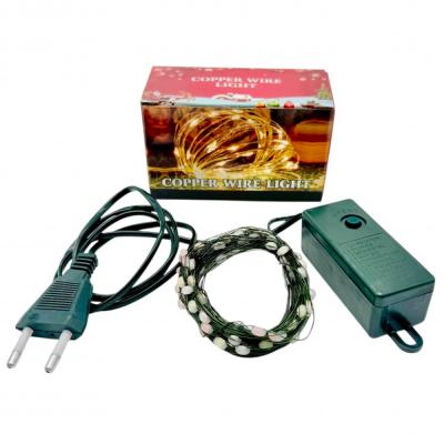Гирлянда провол. 10м, 100LED РОСА RGB LX-606