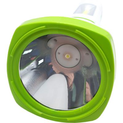 Фонарь ручной КОСМОС Классика Aс7035WLED (5W LED, бок.пан. COB 2Вт, 3 реж) бел/зел