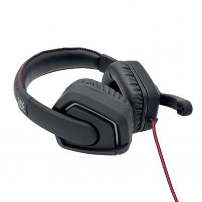 Игровая гарнитура DEFENDER Quake LED, 40мм, RGB, черный