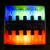 Гирлянда белт-лайт, уличная, 5м, 10LED, RGB, шаг 50см, лампы в компл