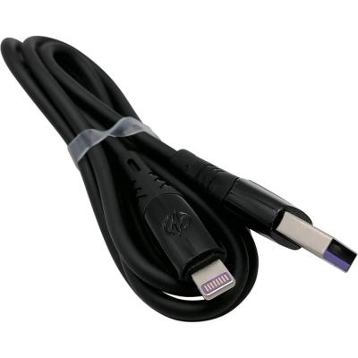 Кабель USB - Lightning 8pin, 1,0м, More choice K35i, 2.4A, силикон, черный 
