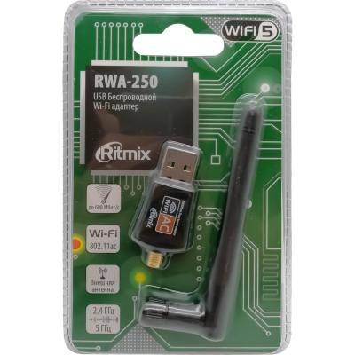 WI-FI адаптер RITMIX RWA-250 (433Mbps)