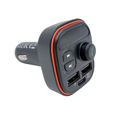 FM модулятор Borofone BC59, Bluetooth 5.4, 2USB+USB-C, черный 