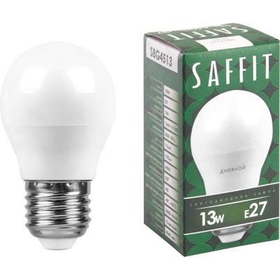 LED лампа G45/13W/6400/E27, SAFFIT /55162/
