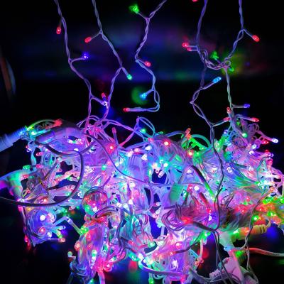 Гирлянда дождь, уличная, 3,0м/3,0м, 600LED, RGB, Б.П., LX-28