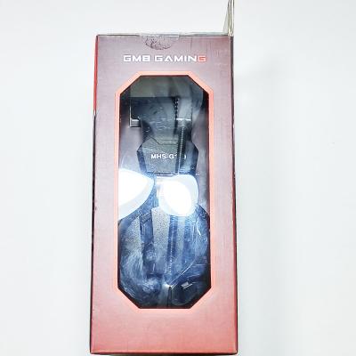 Наушники-гарнитура игровые Gembird MHS-G100, черные/оранжевые