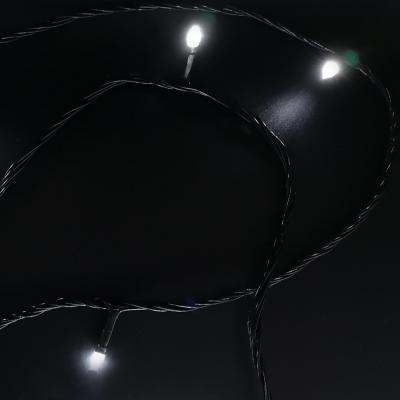 Гирлянда нитевая, 100м, 500LED, бел. пуля, Ч.П. LX-174